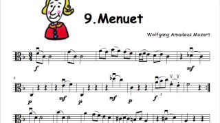 09. Menuet for viola by Mozart