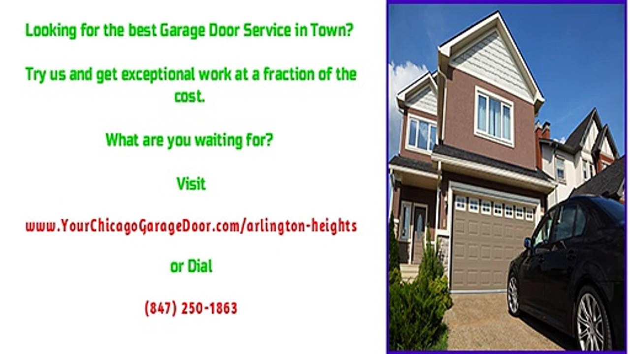 Arlington Heights, IL Garage Door Repairs, Service and Installations
