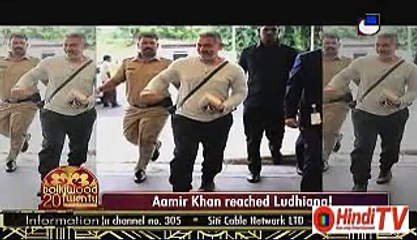 Aamir Khan Reached Ludhiana 14th September 2015  Hindi-Tv.Com