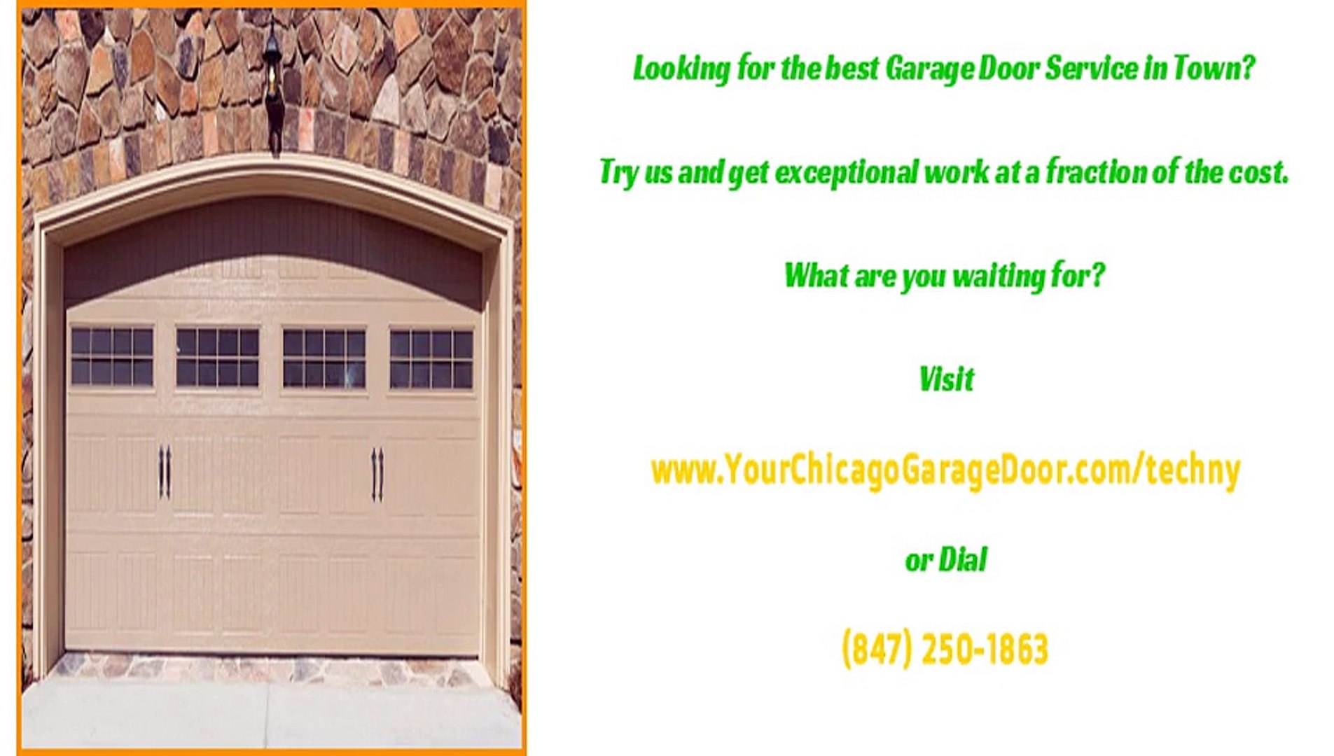 Garage Door Repair Services In Techny Il Video Dailymotion