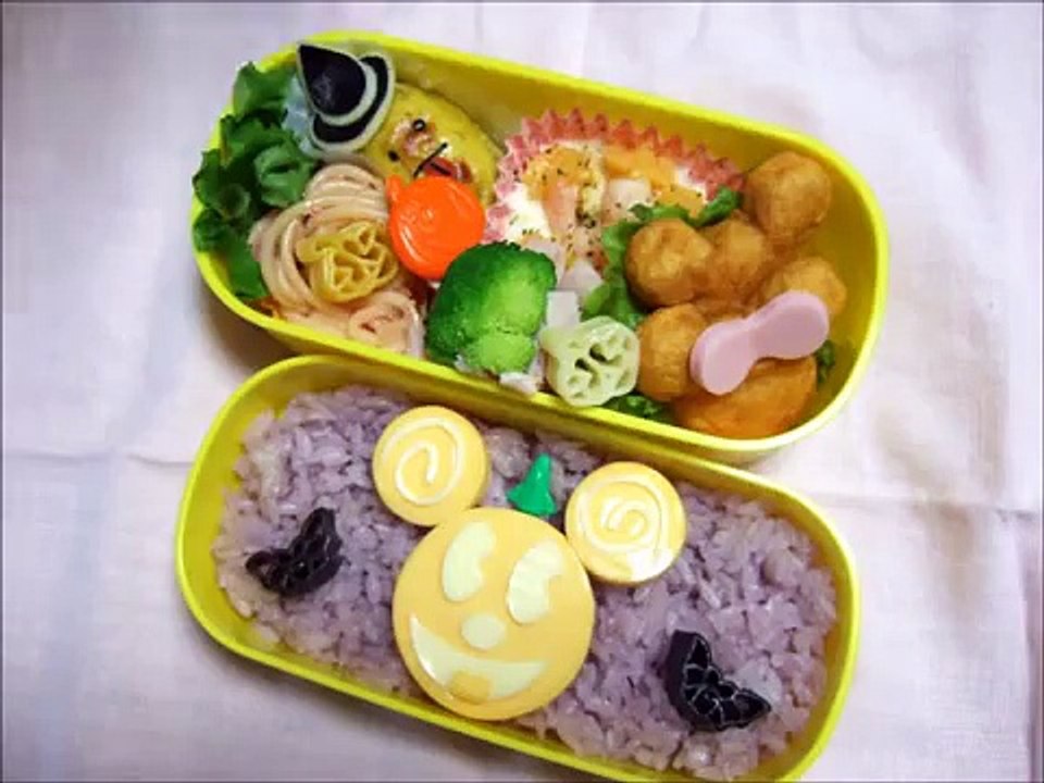 Mickey Mouse halloween Chara-Ben bento lunch box ハロウィン ミッキーマウス キャラ弁