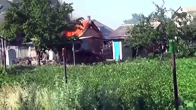 Славянск, Семёновка Артобстрел во время перемирия 21 06 14 Новости Сегодня Новое Украина Россия