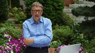 Former US President Bill Gates in ALS Ice Bucket Challenge