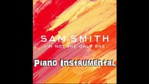 I'm Not the Only One Sam Smith Piano Instrumental with Lyrics (in description)