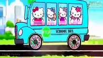 Wheels On The Bus - Blue Bus - Nursery Rhymes Songs For Childrens - Kids Songs English - Part 5