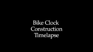 assembling the bike clock