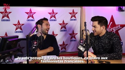 Adam Lambert en interview dans Le Lab Virgin Radio