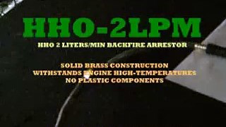 HHO Hydrogen / Hydroxy Arrestor / Flashback Arrester