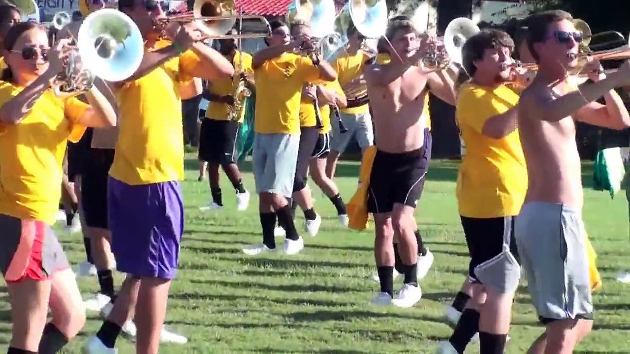 LSU Tiger Band Practicing Fun show High Def Version