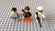 Lego Hunger Games minifigures  Katniss District 13 civilian Peacekeeper