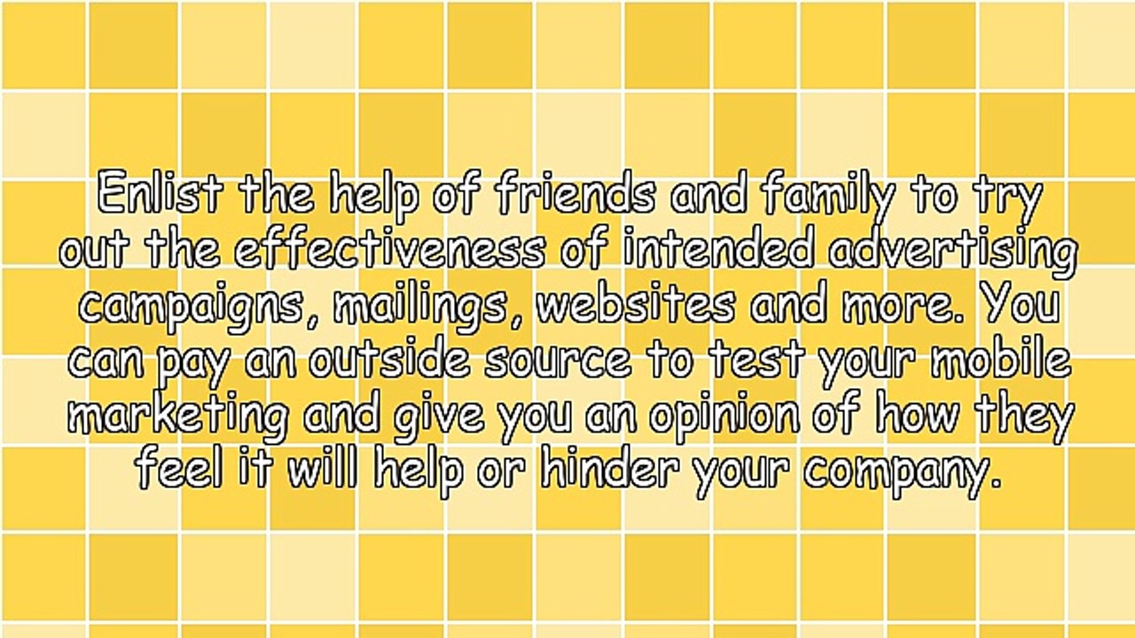 Great Mobile Marketing Advice To Build Up Your Business