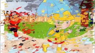 It’s raining, it's sunny  Pitter patter! Splash! English Nursery Rhymes  Animated story card songs