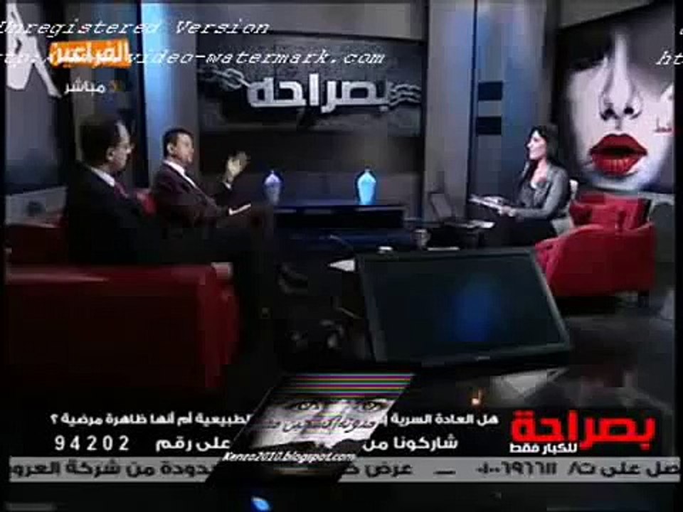 مذيعة قناة الفراعين تتكلم عن السكس