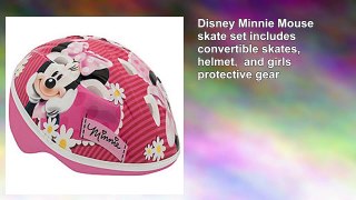 Disney Minnie Mouse 9 Piece Girls Toddler Skate Set Inline