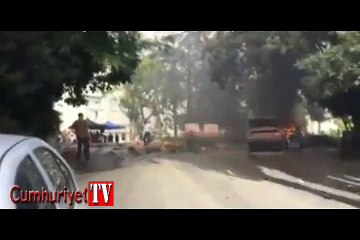 TRT dizi için Validebağ Korusu'nu yakıyordu