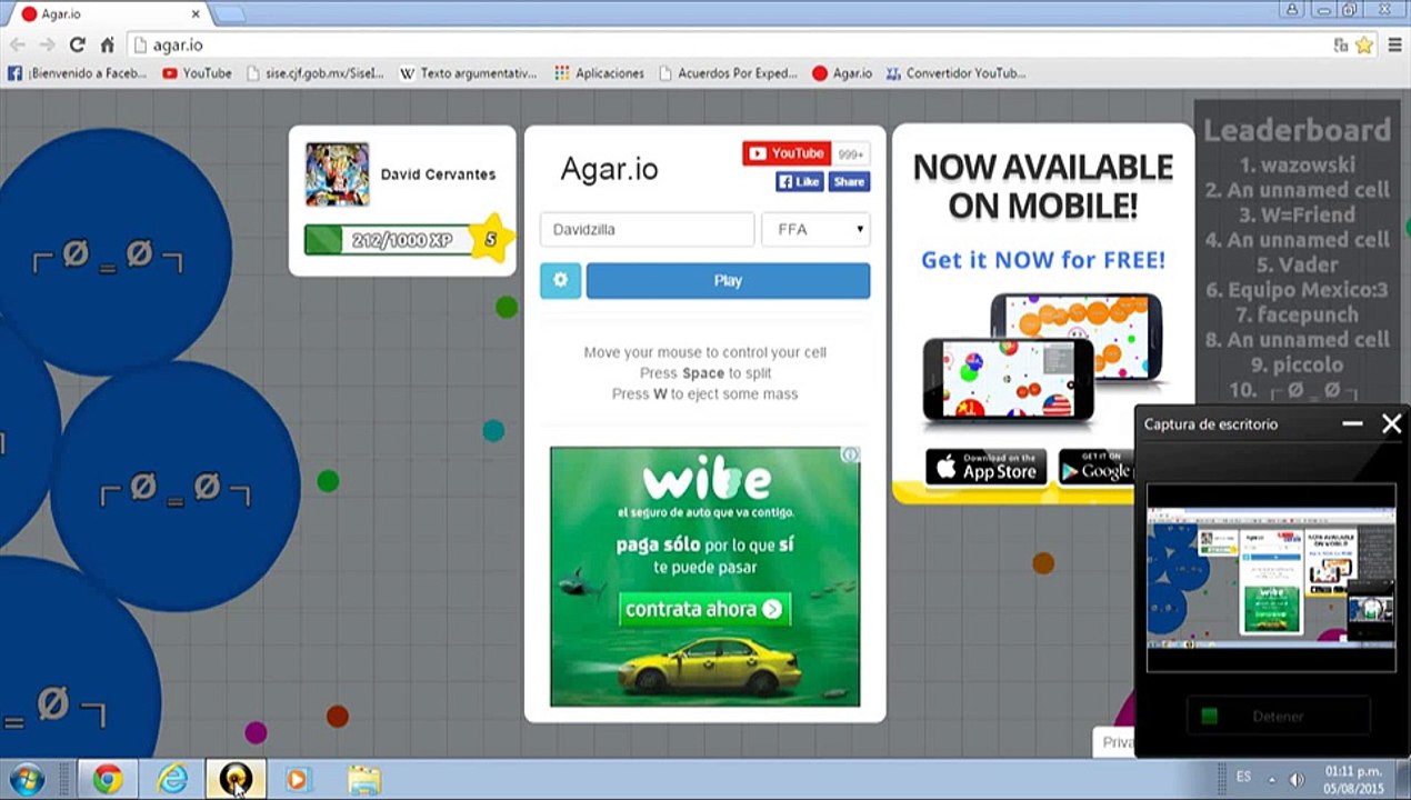 agar.io no me quiere/agar.io