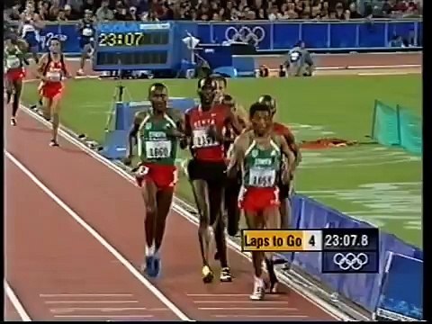 10,000m Final Men, Olympic Games Sydney 2000 - Haile Gebrselassie & Paul Tergat