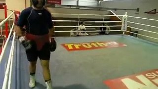 Lawrence Tauasa sparring Mohamed Azzaoui