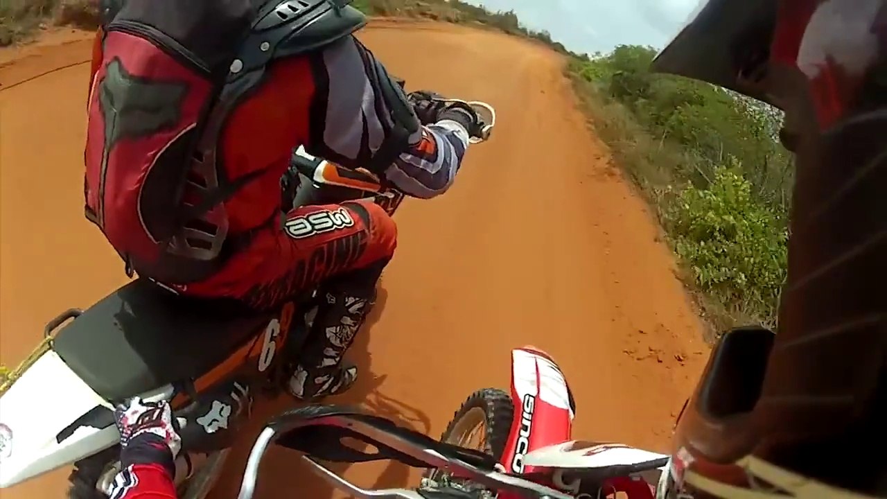 Rater sa blague en enduro
