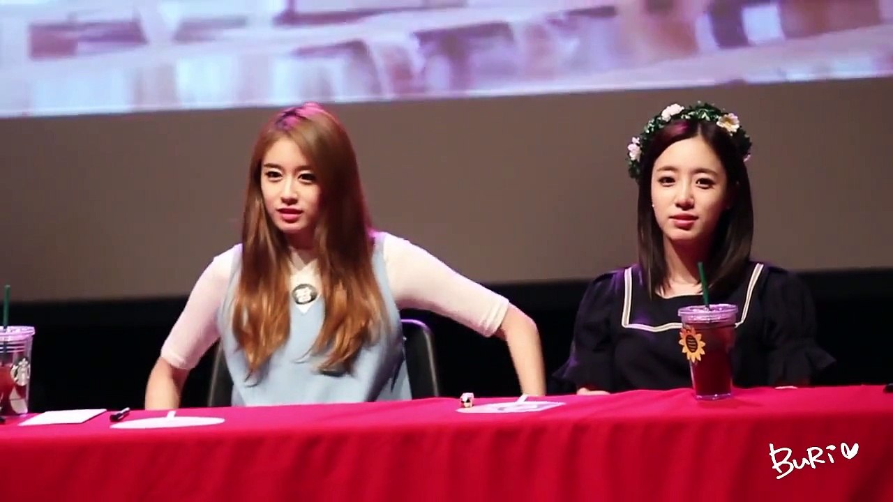 Fancam Eunjung Jiyeon funny moments at T ara fansign 150819