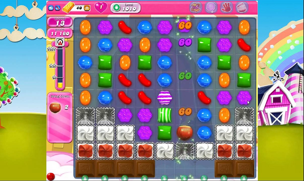 Candy Crush Saga Level 1010