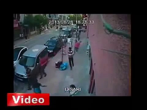 El frenini çekmeyi unutunca
