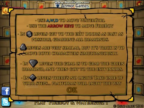 Fireboy And Watergirl - The Forest Temple Walkthrough All Levels