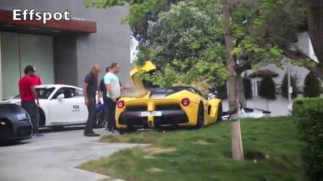 LaFerrari BREAKS DOWN doing Burnouts and Pulls in Beverly Hills with Porsche GT3!