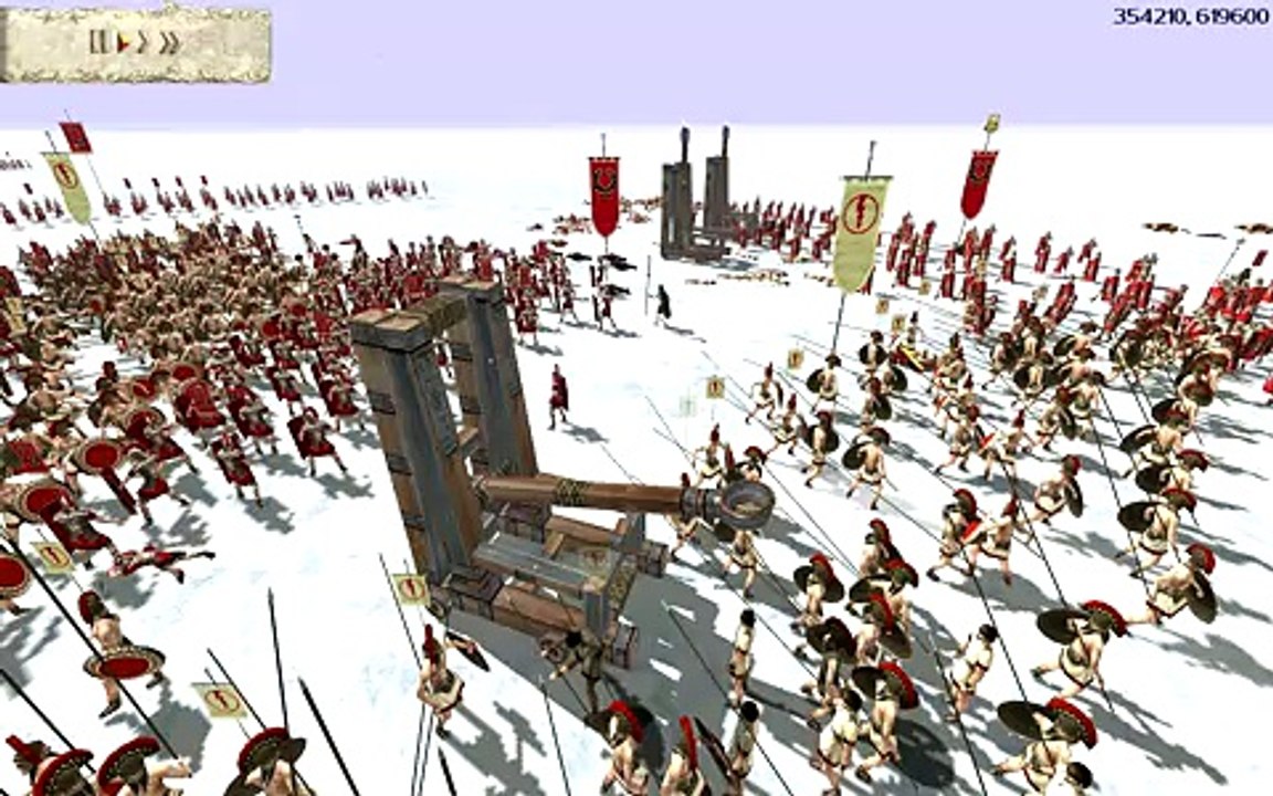 defeating a spammer in ROME TOTAL WAR - ENSTANTANE ROCK