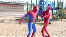 Spiderman vs Iron Man vs Superman vs Hulk Real Life Superhero Fight Death Match!