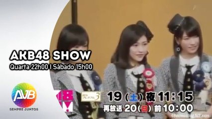 Rede AVB - Chamada AKB48 SHOW! #087 (23/09/2015) [15s]