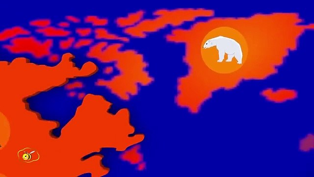 Dessins animés pour bébé en français. Apprendre les 6 continents et les animaux sauvages