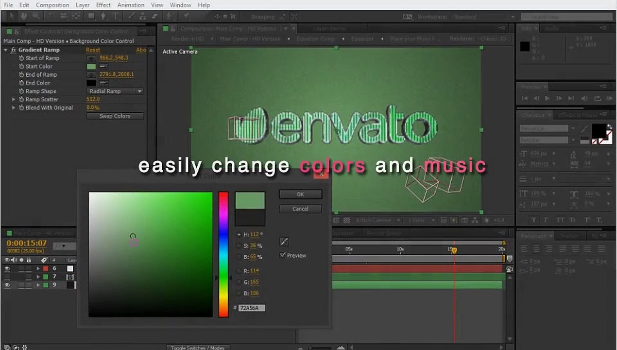 3D LED Logo Equalizer