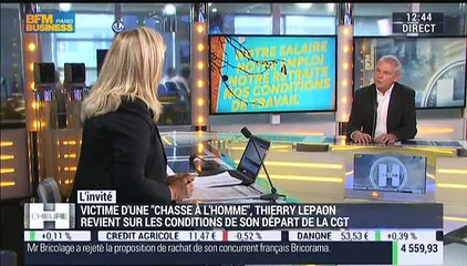 Thierry Lepaon, CGT - 14/09