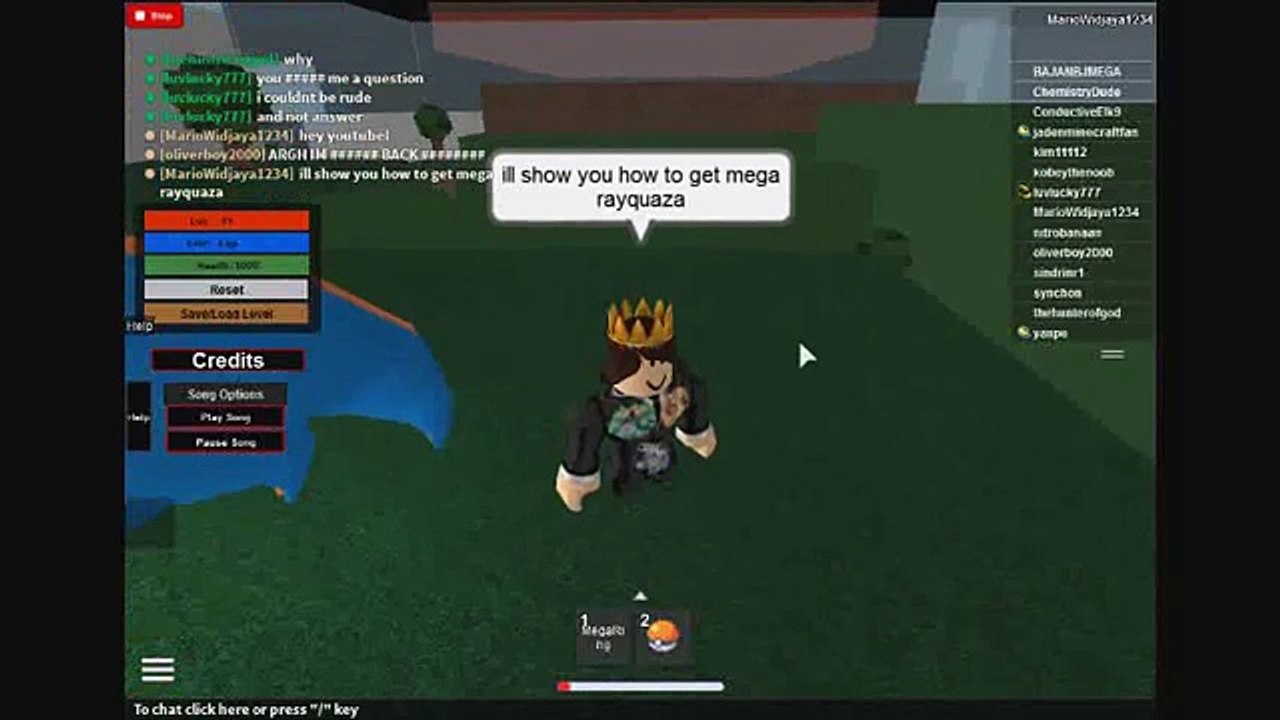 Roblox Pokemon Legends - Mega Tutorial - Mega Rayquaza