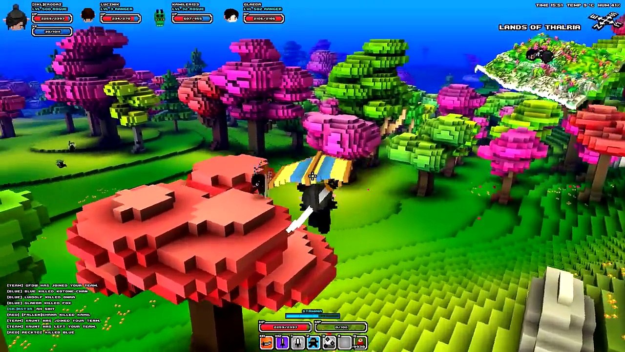 Cubeworld - How to PvP - Rogue Lvl500 - Foxdev.co