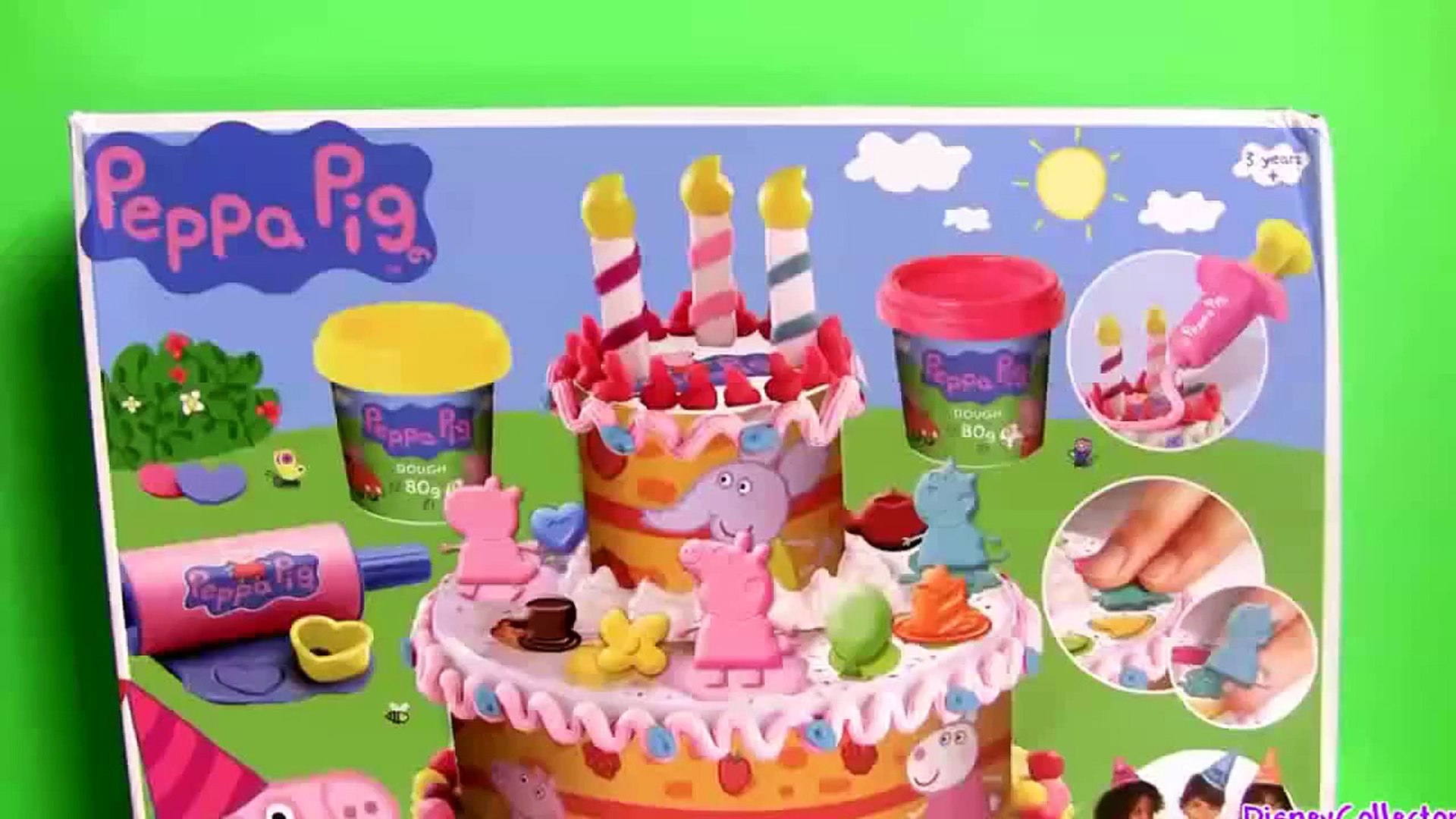 play doh peppa pig birthday cake