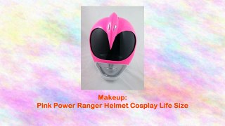 Pink Power Ranger Helmet Cosplay Life Size