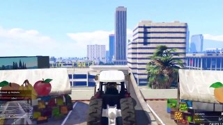 GTA 5 Funny Moments - CRAZY ULTIMATE tractor race, Planes, FAILS |JRHRabbit Gaming