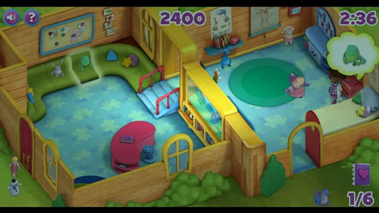 Doc McStuffins -  Doc & Hallie's Checkup Challenge - Game Video For Kids Children !!! NEW !!!