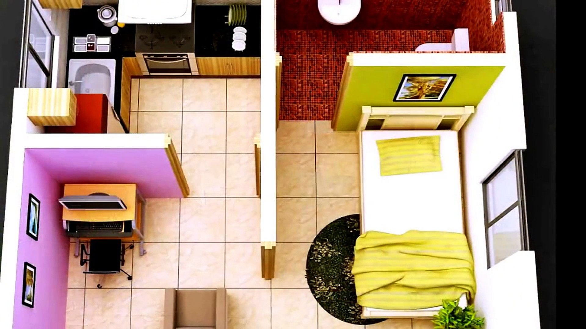 ⁣3D Interior Design | 3D Interior Rendering | 3D Interior Home Design