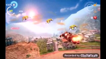 Играем в Iron man 3 летающие тралли!