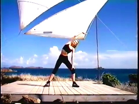CLAUDIA SCHIFFER - PERFECTLY FIT ARMS WORKOUT - Fitness Muscle Female Bodybuilding Fashion Model Su