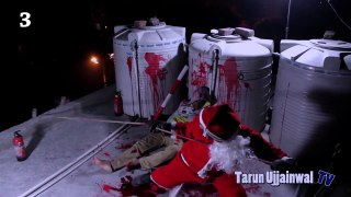 Killer Clown vs Psycho Santa Top 7 public Attacks   Scare prank   Part 1  BEST FUNNY  NEW 2015