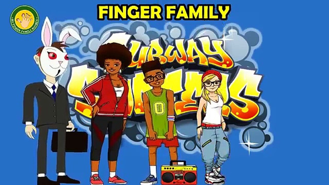 SUBWAY SURFERS Finger Family Nursery Rhymes By MY FINGER FAMILY RHYMES