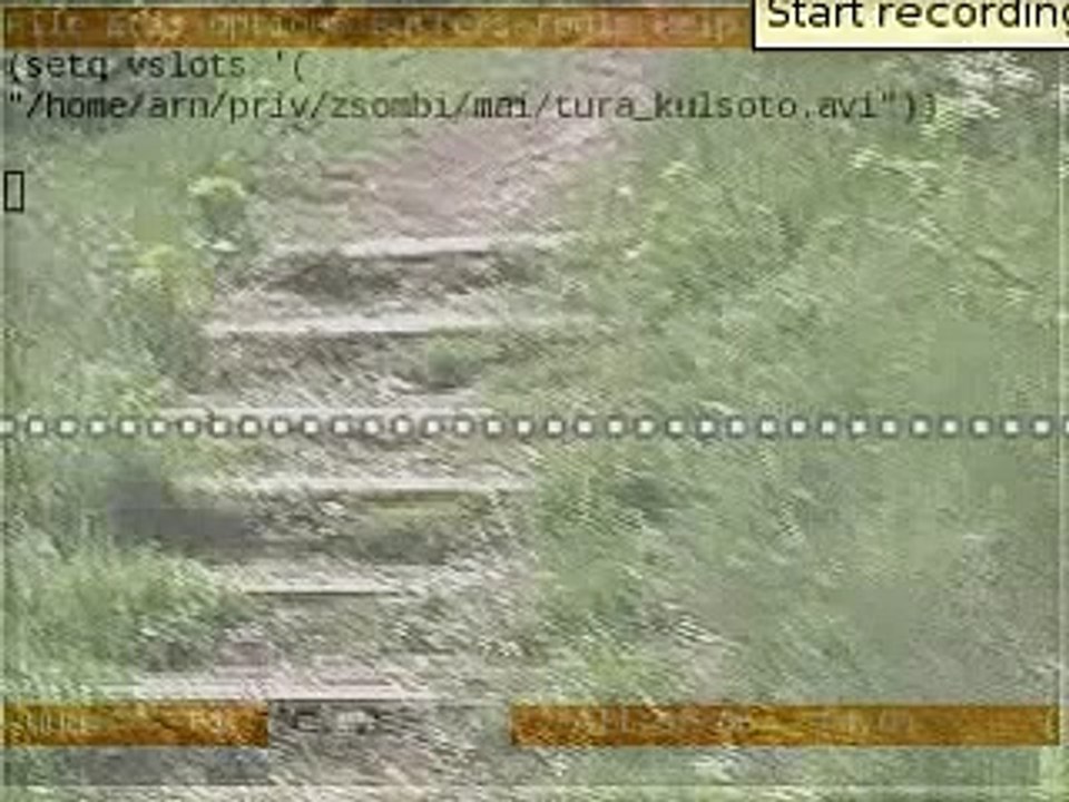 GNEVE - GNU Emacs Video Editor mode demo