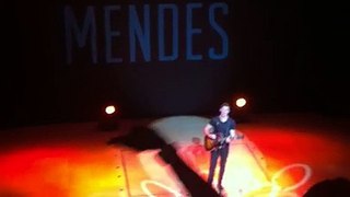 Shawn Mendes singing Strings in Madrid at the Teatro Monumental (Part 1)