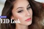 Cat Eye makeup Tutorial with Berry Lips | Eid Makeup Look