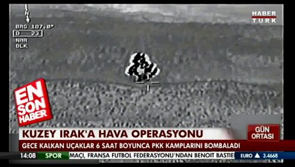 TSK hava operasyonunun görüntülerini paylaştı