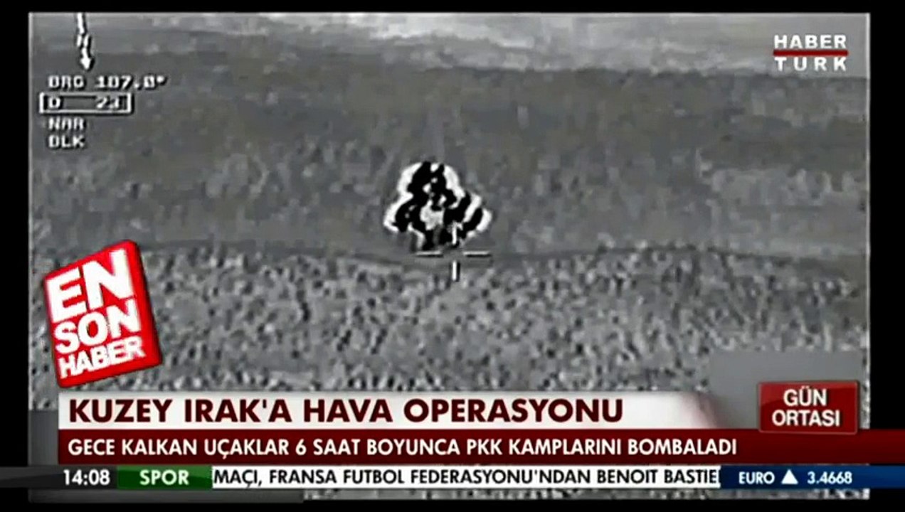 TSK hava operasyonunun görüntülerini paylaştı